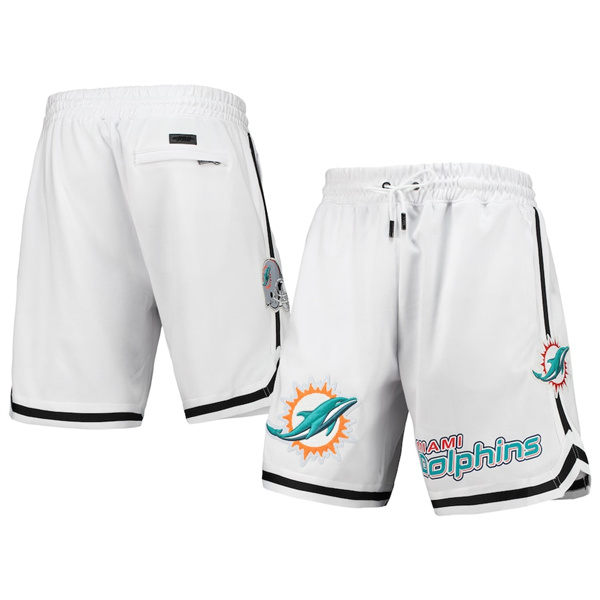 Men's Miami Dolphins White Shorts Men's Miami Dolphins White Shorts